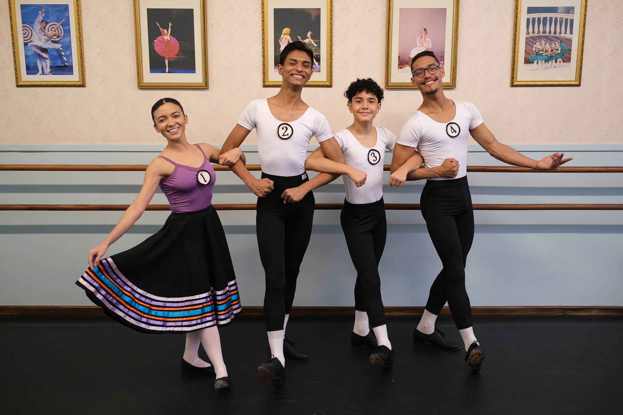 Students of Ballet Alvaro Goncalves after taking their ballet exam