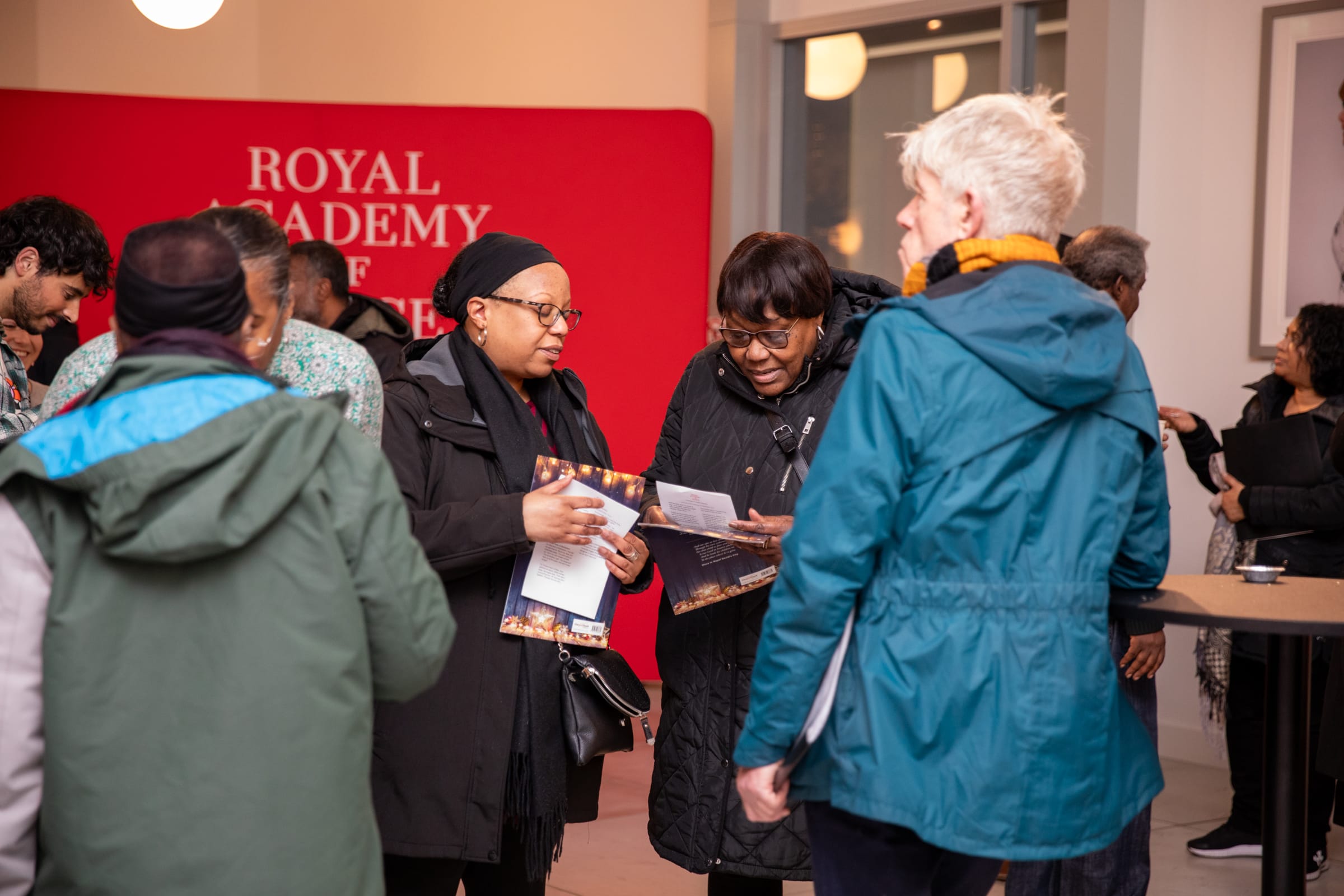 RAD Members in the RAD HQ Foyer on Members day 2023