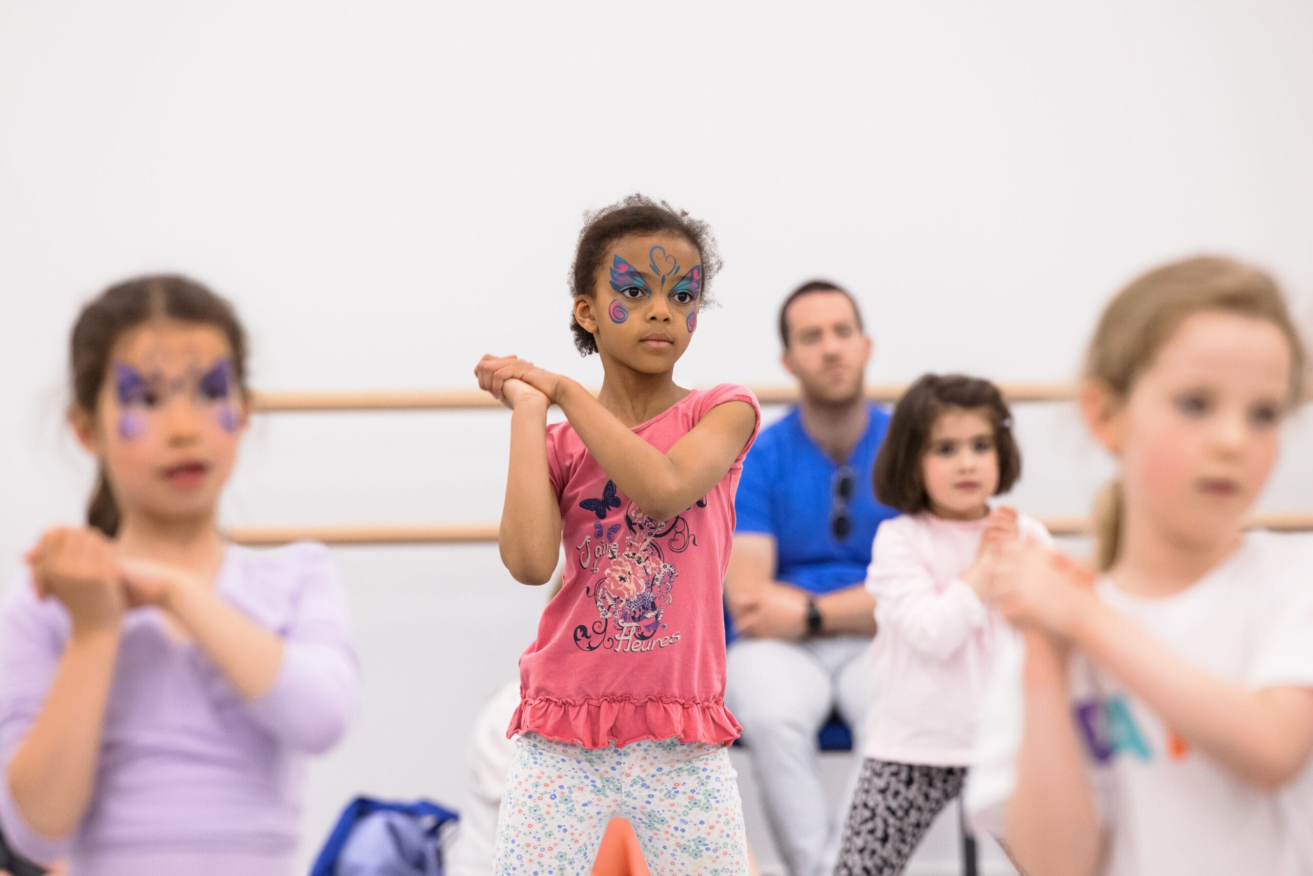 Young dancers dancing during RAD Community Day at RAD headquarters studio