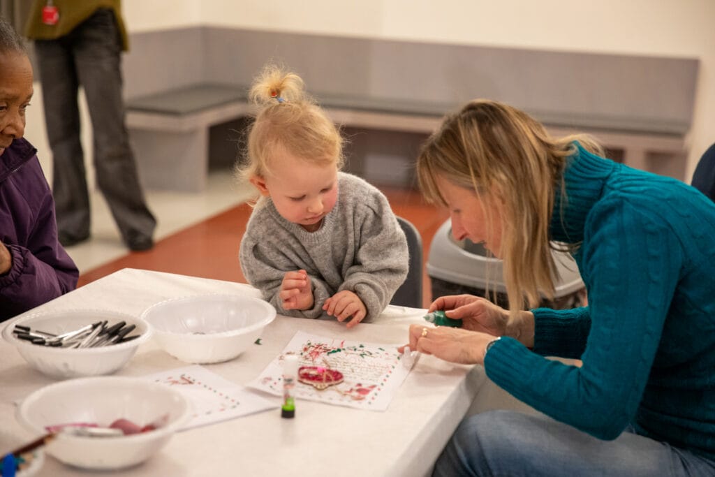 young Wandsworth community doing crafts during RAD Community Day
