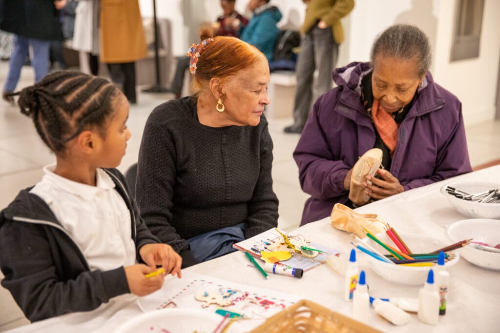 Wandsworth community doing crafts during RAD Community Day