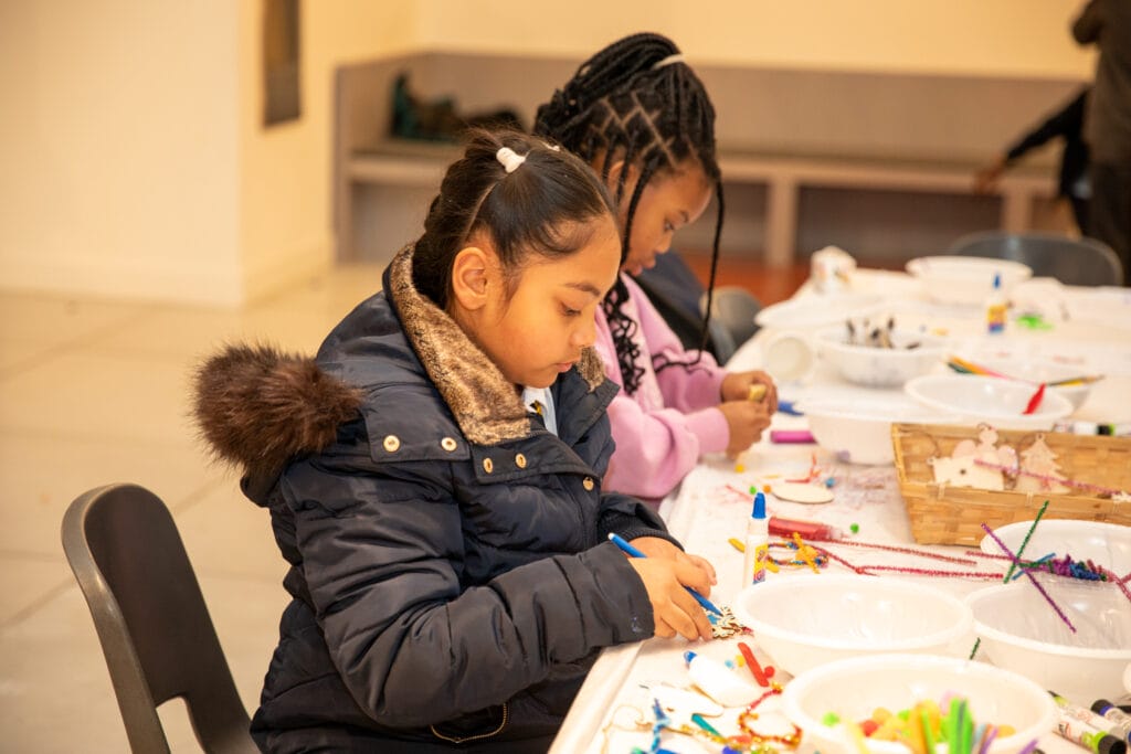 Young Wandsworth community drawing at RAD Community Day