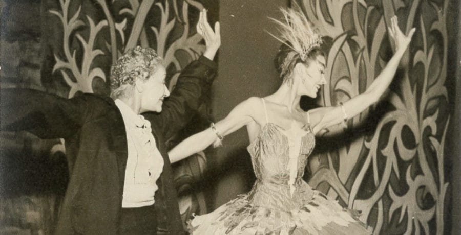 Karsavina coaching Fonteyn in the role of The Firebird