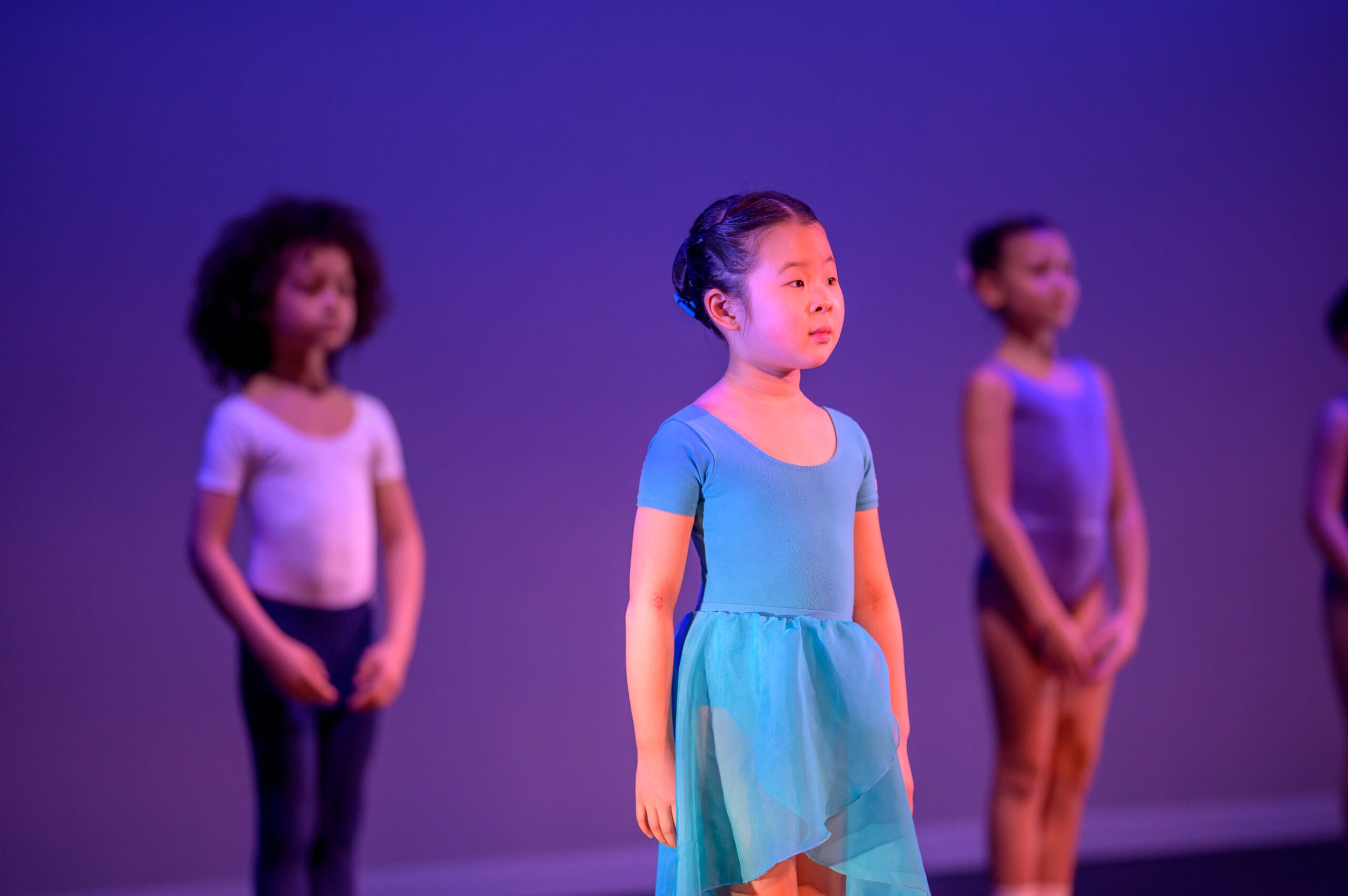 Young dancers performing for Queen Camilla at RAD HQ opening