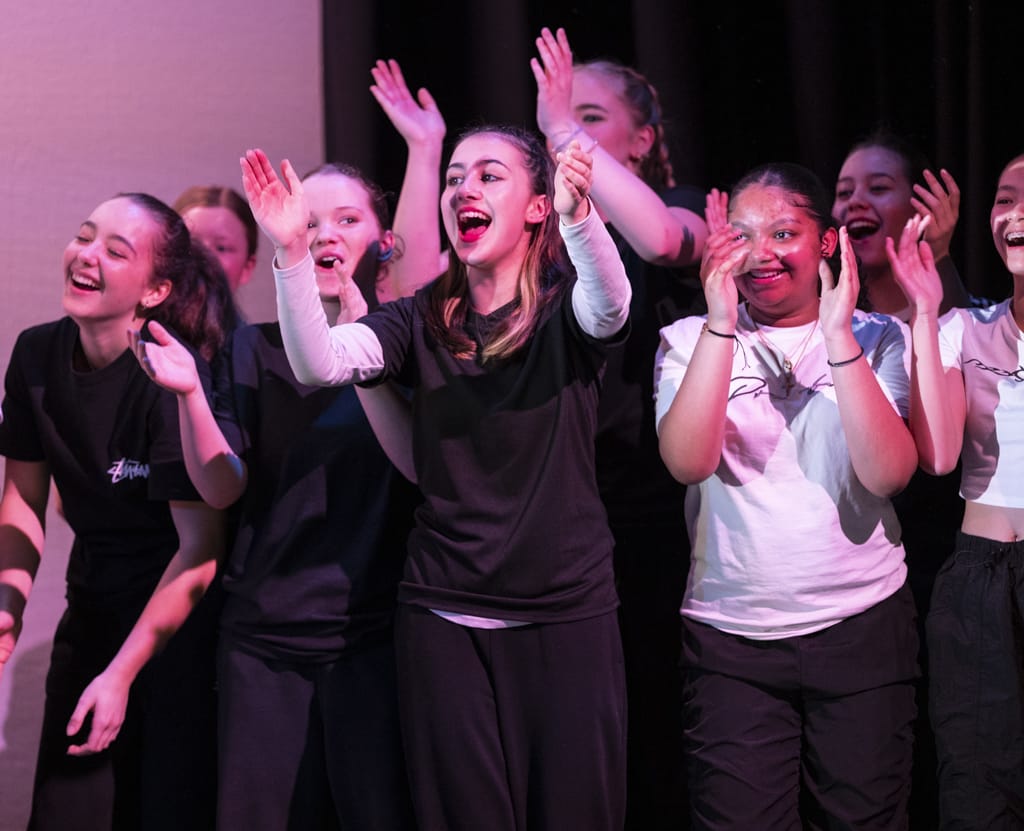 Step into dance performers on stage at RAD HQ