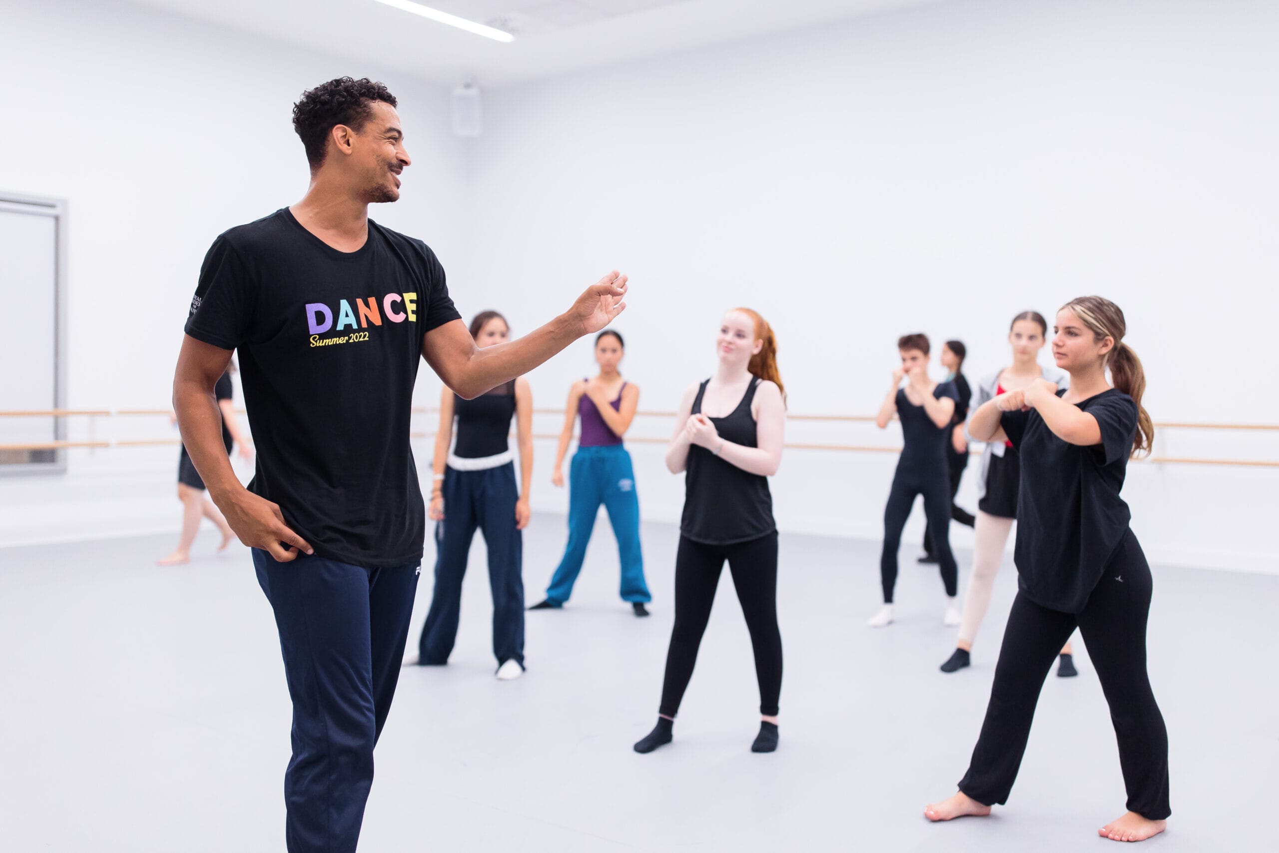 students in summer events at RAD headquarters