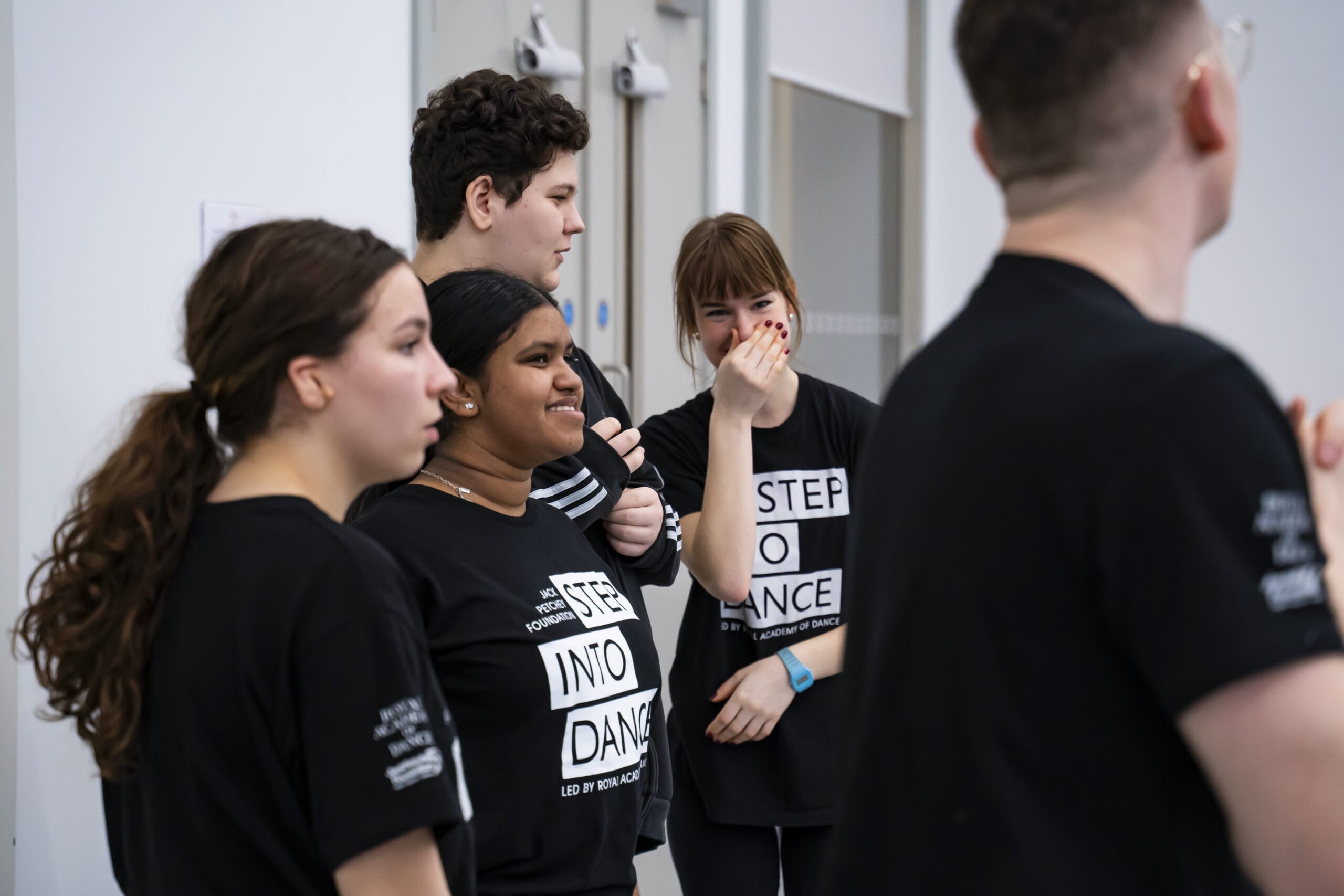 students in SYNC dance group socialising