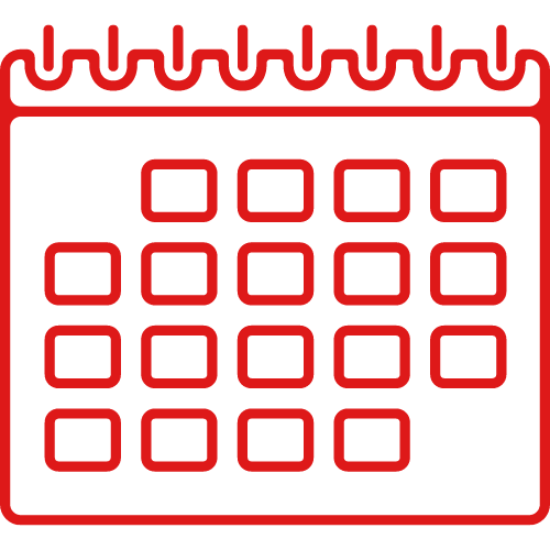 red calendar icon